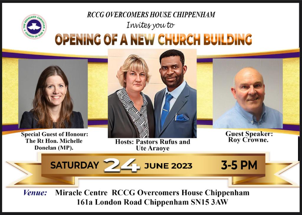Our Vision & Mission RCCG Chippenham